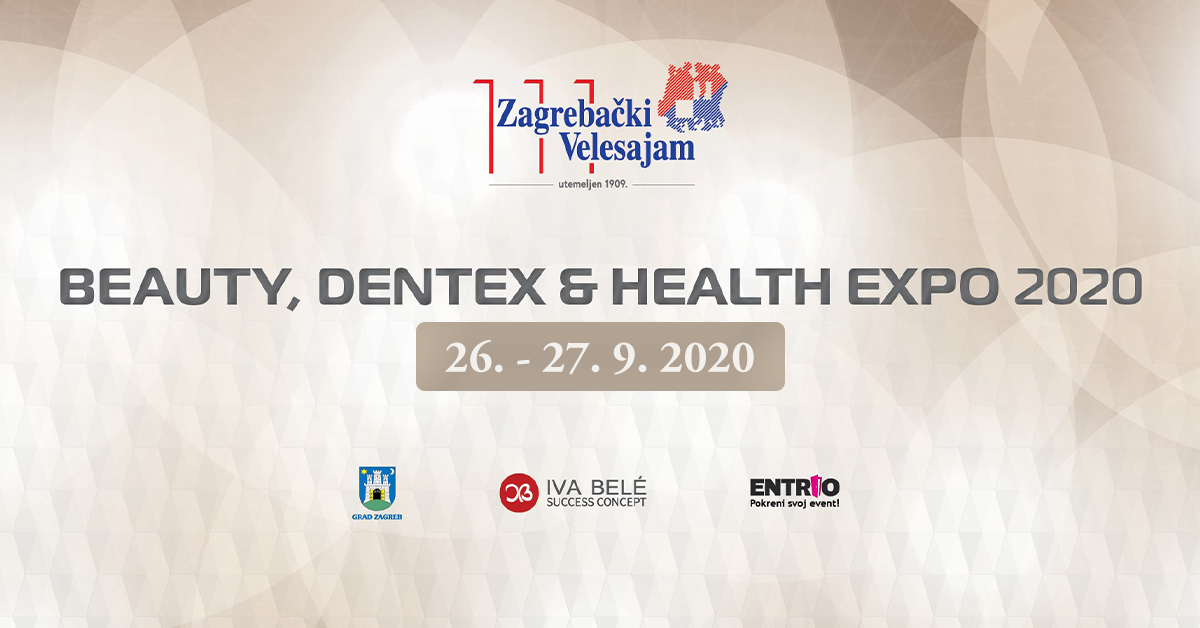 Vabilo na sejem BEAUTY, DENTEX & HEALTH EXPO 2020