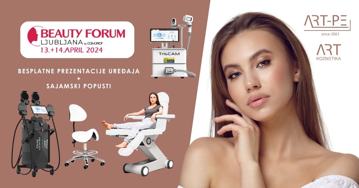 BEAUTY FORUM - Sajam kozmetike, ljepote i frizerstva u Ljubljani, 13. i 14. travnja 2024.