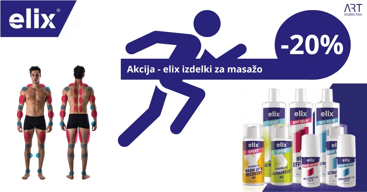 Akcija - elix izdelki za masažo