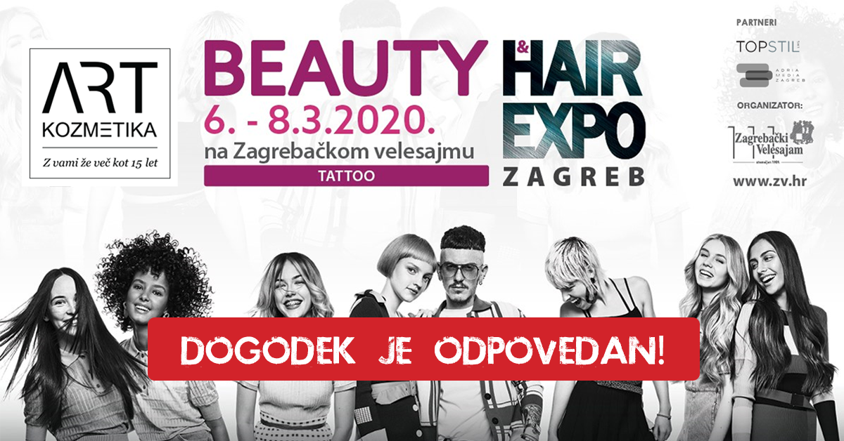 Z ART-Kozmetiko na sejem Beauty & Hair Expo v Zagreb!