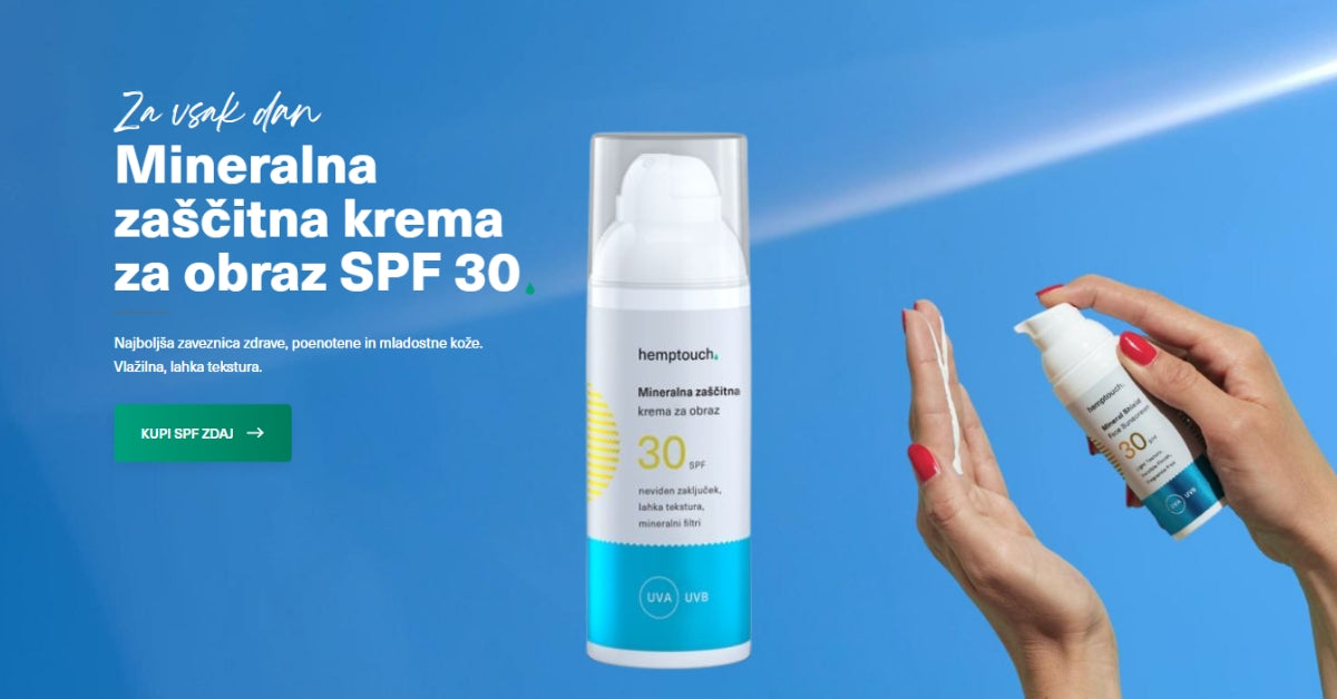 Izdelki za obraz z UV zaščito