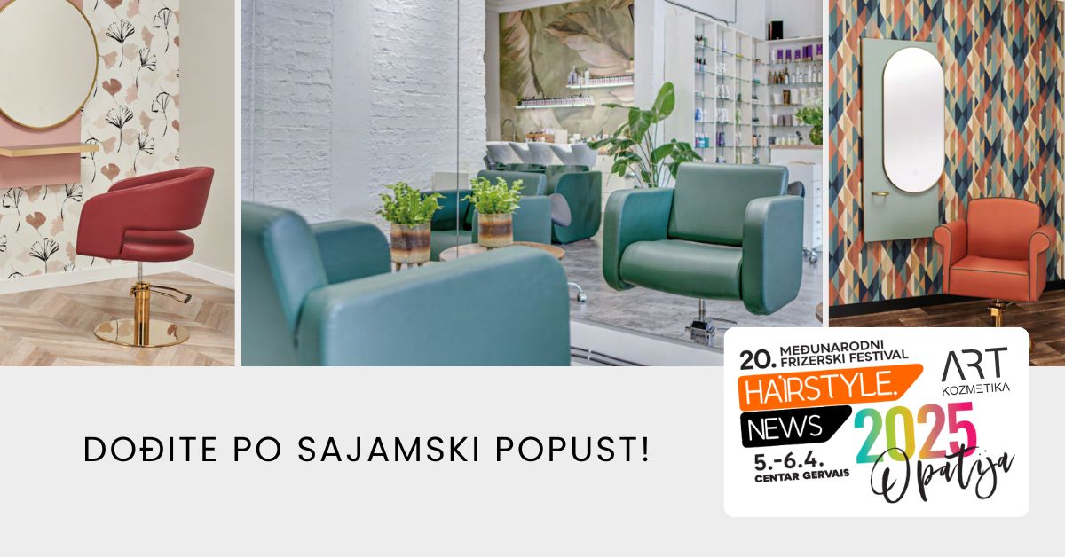 Dođite po popust na Hairstyle News Festival 2025 u Opatiju
