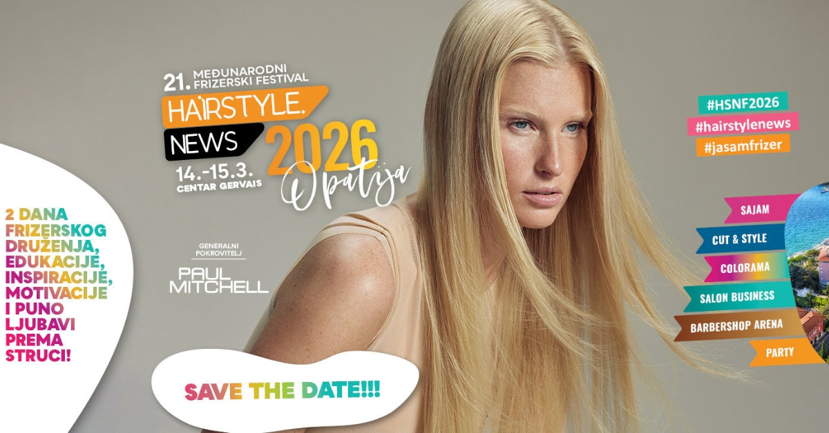 Pridite po popust na Hairstyle News Festival 2026 v Opatijo