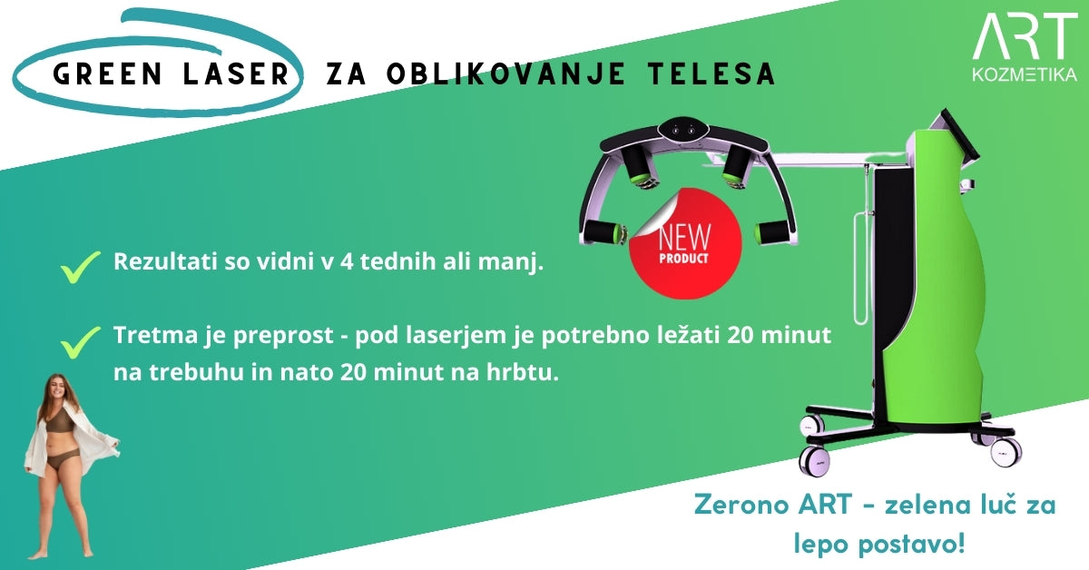 Novost - Zerono ART green laser za oblikovanje telesa