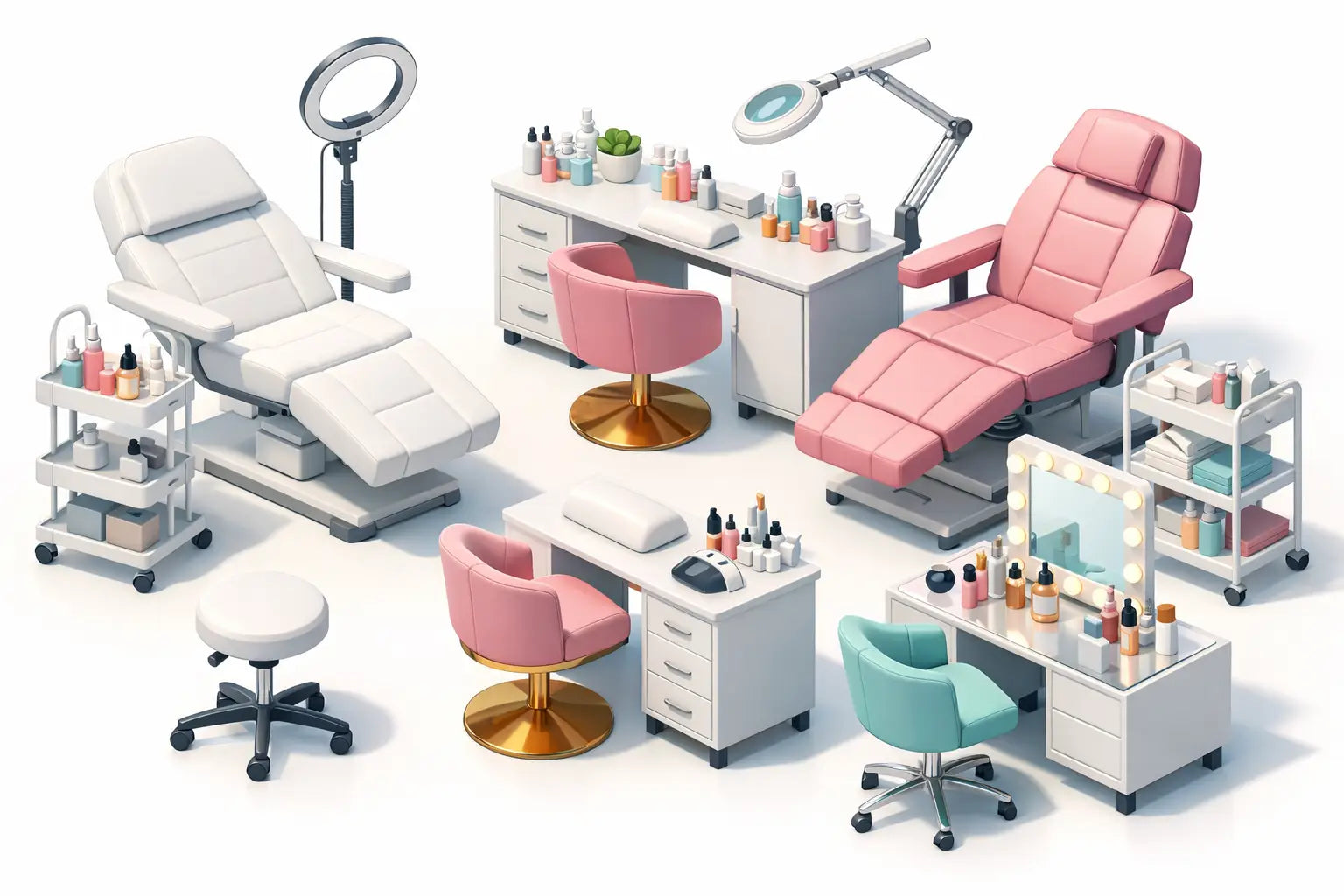 Salonsko pohištvo za kozmetičarke: kaj izbrati
