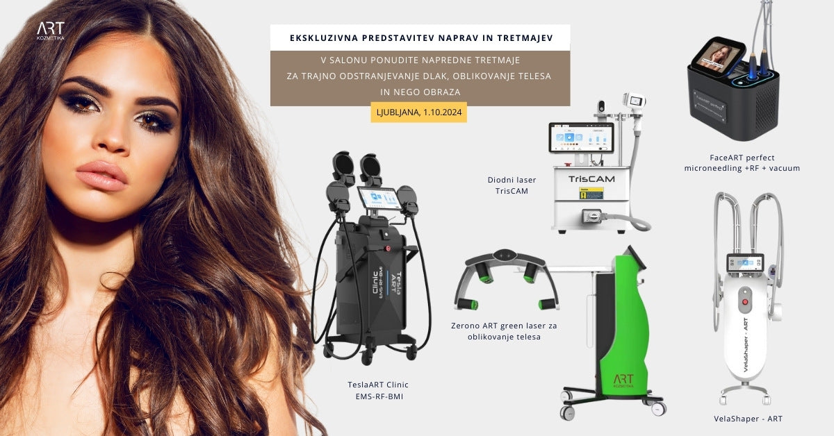 Predstavitev v LJ: Napredni tretmaji za trajno odstranjevanje dlak, oblikovanje postave in nego obraza