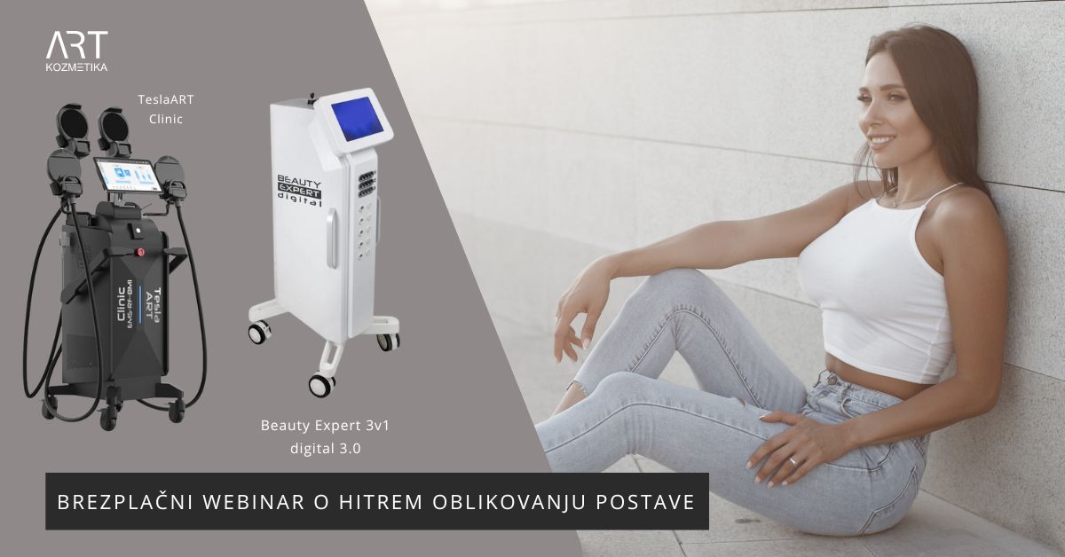 Webinar: Hitro oblikovanje postave s TeslaART Clinic in Beauty Expert 3v1 digital