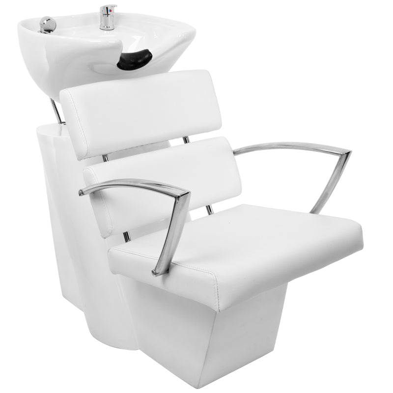 Frizerski umivalnik - AS 0421a - bel