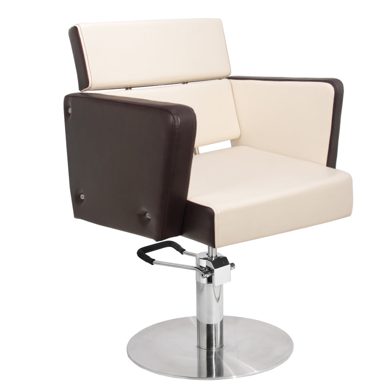 Frizerski stol - AS 1427a - rjava bež