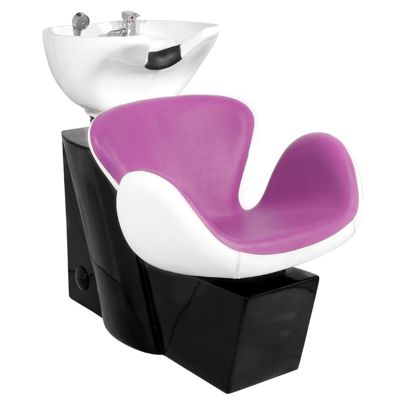 Frizerski umivalnik - AS 9224a - vijolčen bel