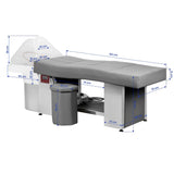 Head Spa – ležeći frizerski umivaonik 017 GABBIANO – dostupno u različitim bojama