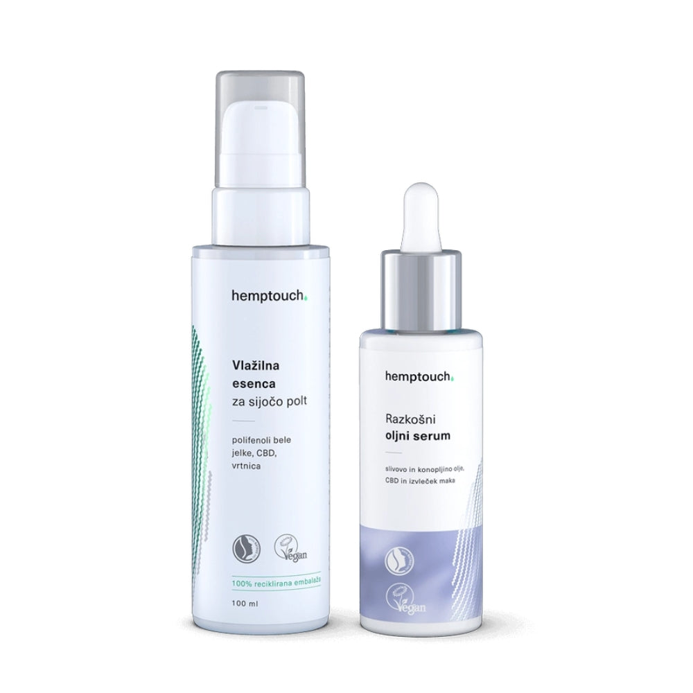 Razkošna nega set za obnavljanje kože | Hemptouch |