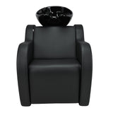 Frizerski umivalnik HOLLY XL - črn