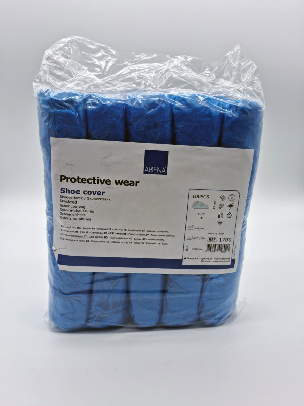 Zaščita za čevlje z gumico, modra 100/1