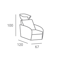 Frizerski umivalnik Comfort