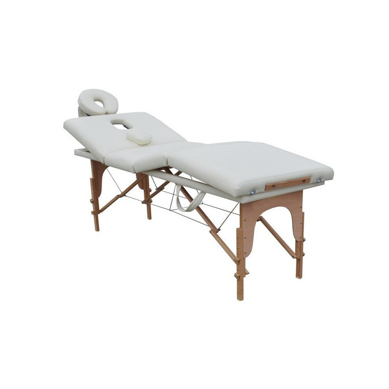 BELT 4-delna prenosna masažna miza - krem