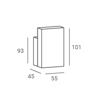 Recepcija Reno mini (belo-črna laminirana plošča)