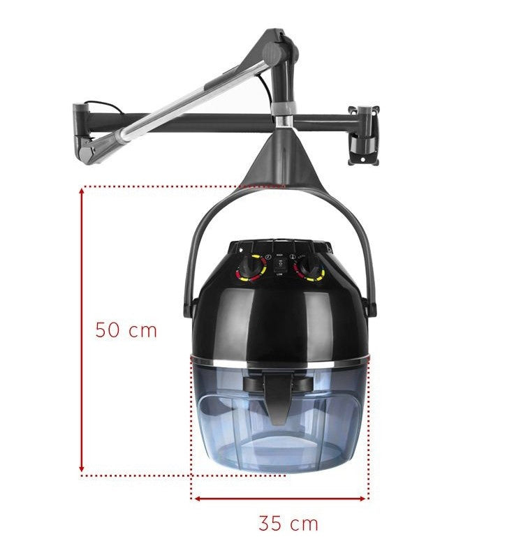 Viseči sušilec las | hauba - AS 9400a - črn