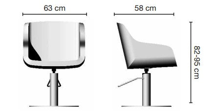 Frizerski stol Alice | Ceriotti