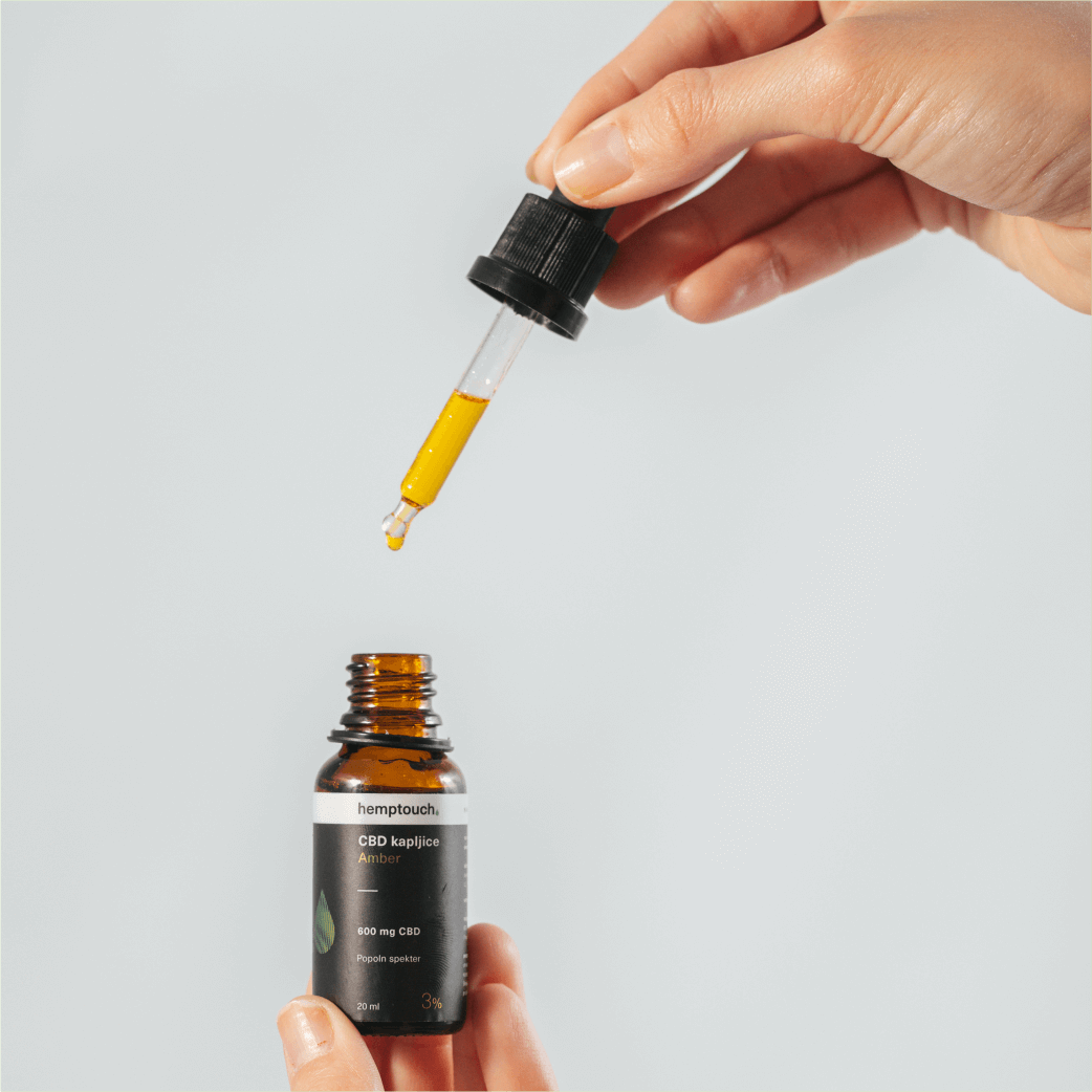Amber CBD kapljice