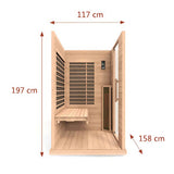 IR savna z barvno in glasbeno terapijo FORSETI III