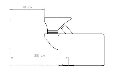 Električni frizerski umivalnik za lase ANOC