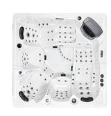 Zunanji SPA masažni bazen ART - Santorini