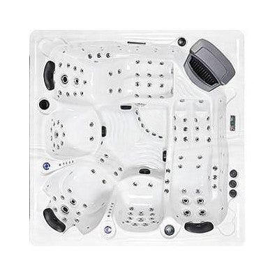 Zunanji SPA masažni bazen ART - Santorini