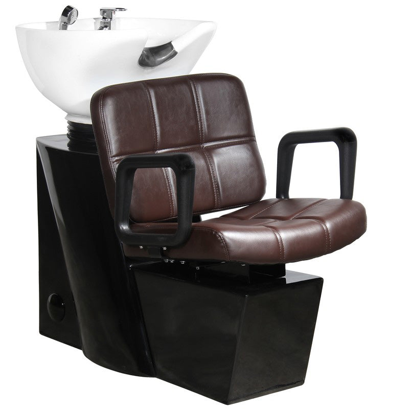 Frizerski umivalnik modernega izgleda AS 0602a | rjav