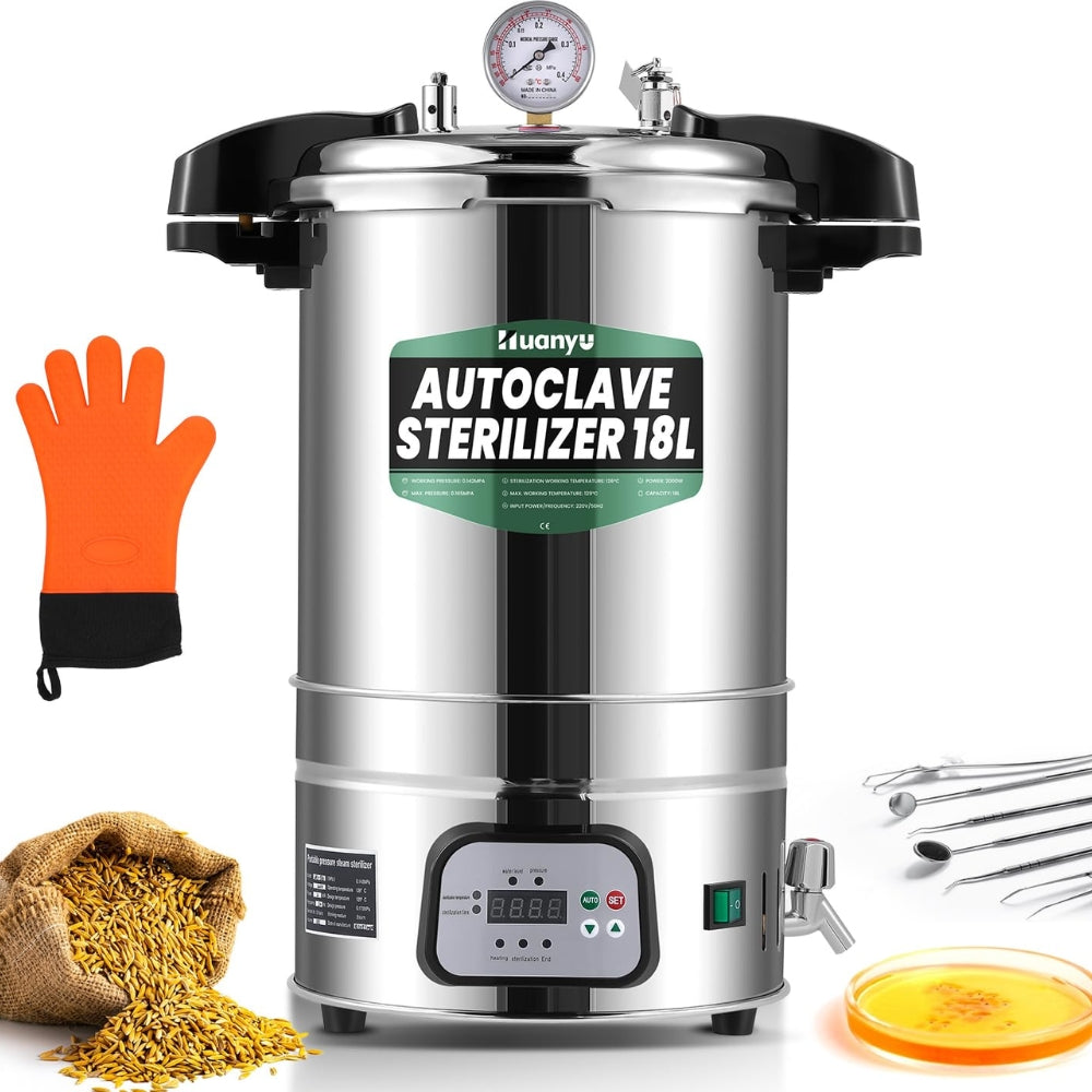 Autoklav sterilizator 18L, automatski parni sterilizator