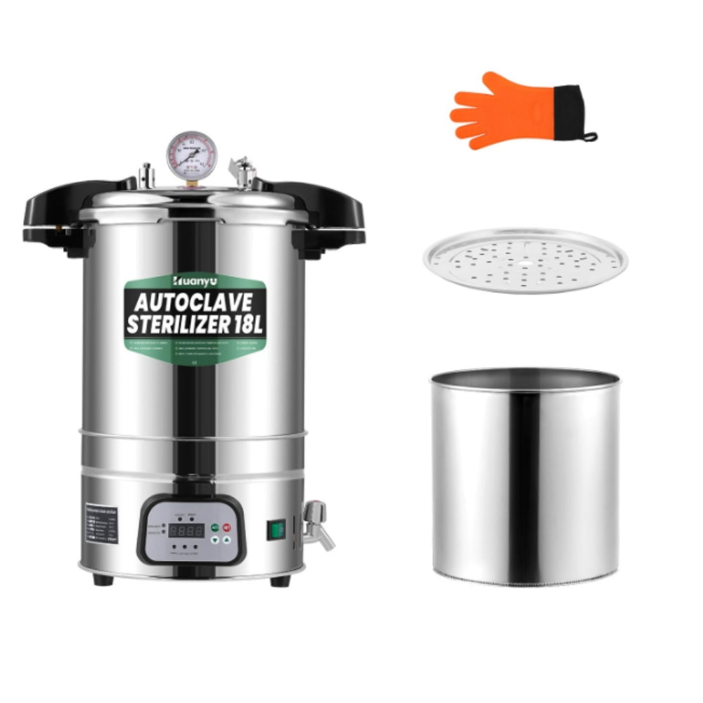 Autoklav sterilizator 18L, automatski parni sterilizator