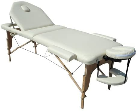 BELTnew 3-delna prenosna masažna miza - krem