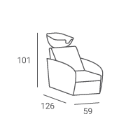 Frizerski umivaonik Luna