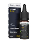 CBD kapljice Gold 3000mg CBD Hemptouch 10ml (30%)
