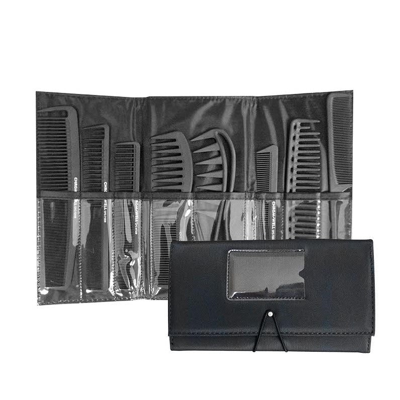 Chromwell Carbon set profesionalnih glavnikov | 8 kos