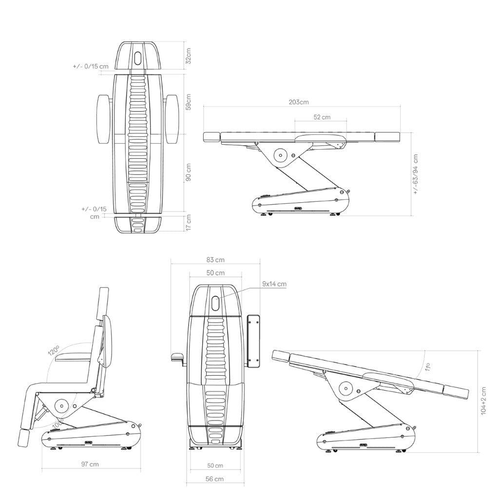 Kozmetična miza SWOP B4 UP PRO