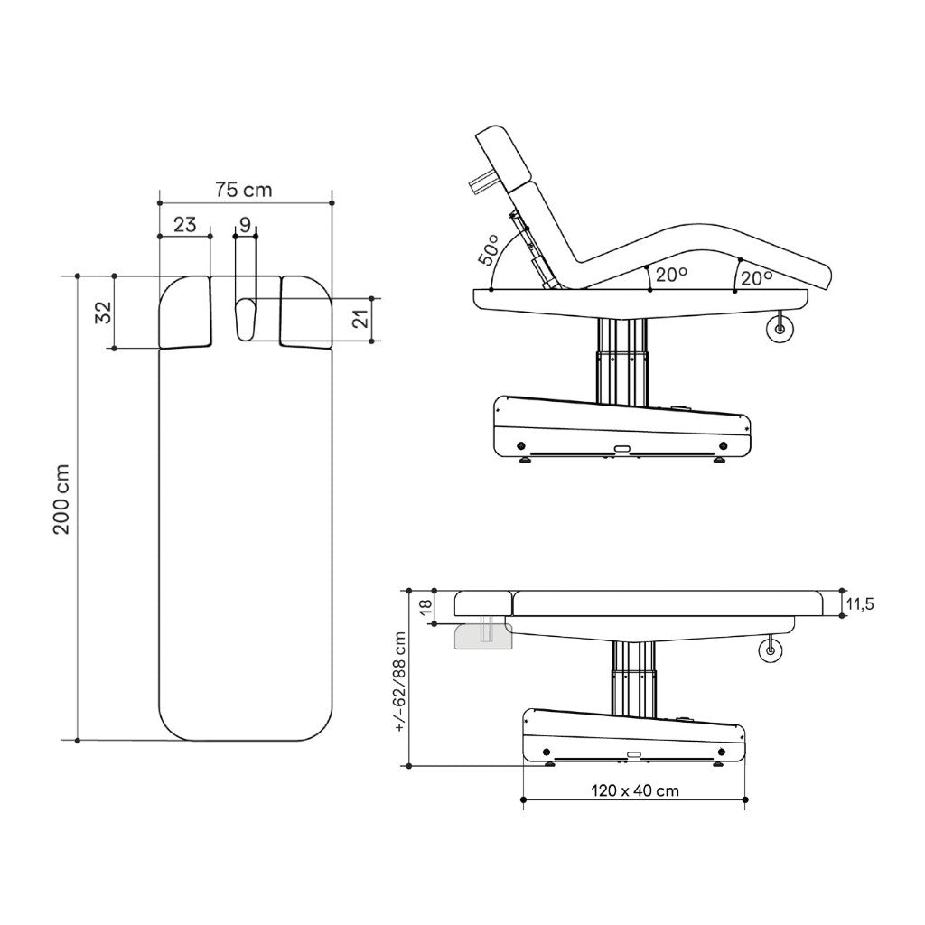 SPA miza SWOP S3 PRO - z gretjem