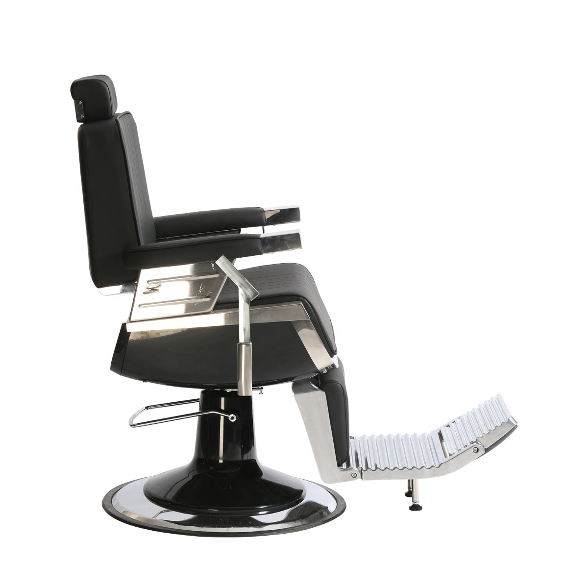 Brivski stol Dark (črno oblazinjenje)