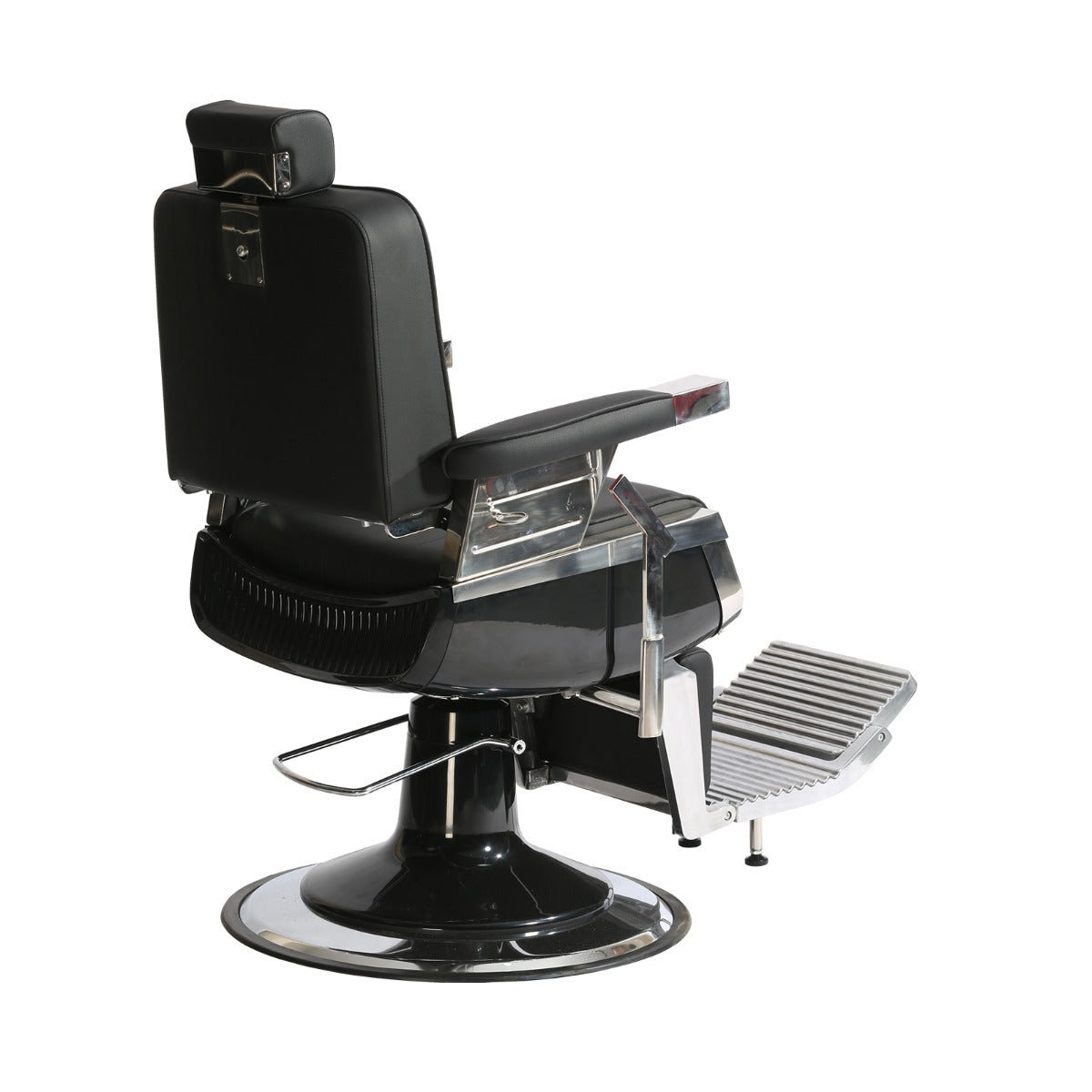 Brivski stol Dark (črno oblazinjenje)