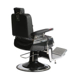 Brivski stol Dark (črno oblazinjenje)