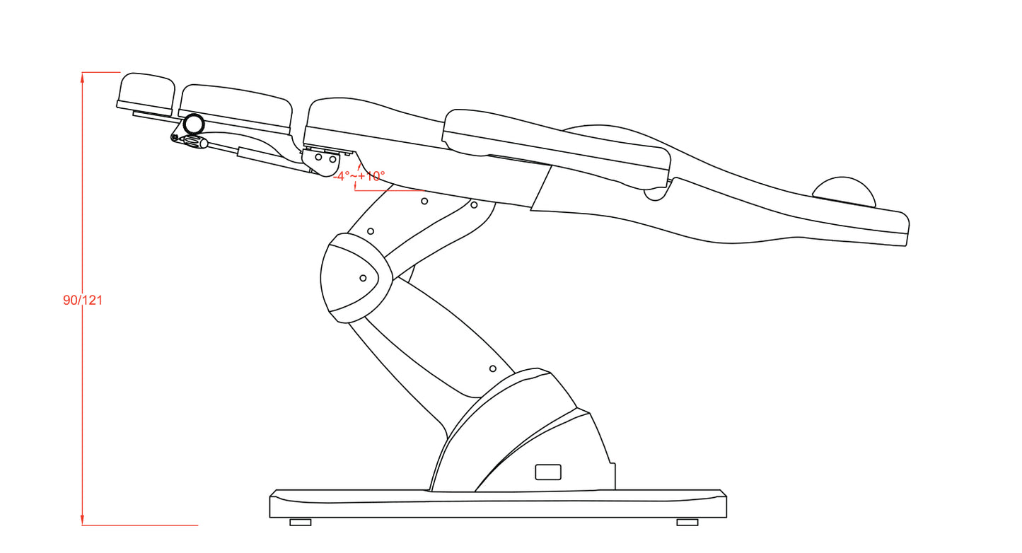 Električen pedikerski stol Fox-2244A  Cubo 