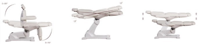 Električni pedikerski stol Caph | 5 motorjev |