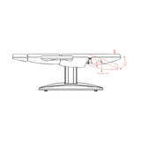 Električni pedikerski stol Vome Smart- bel - 4x motor