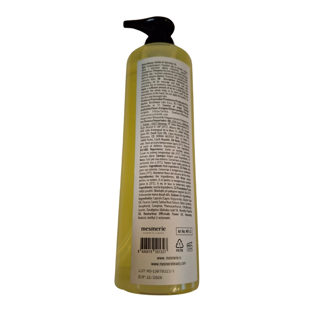 elix SPORT WARM UP MASSAGE OIL 500ml