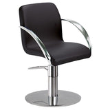 Frizerski stol Giorgia črn | Ceriotti
