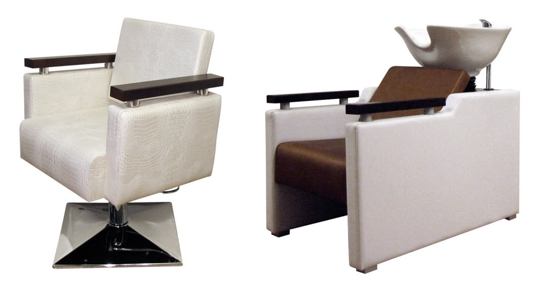 Frizerski stol in frizerski umivalnik Elegant