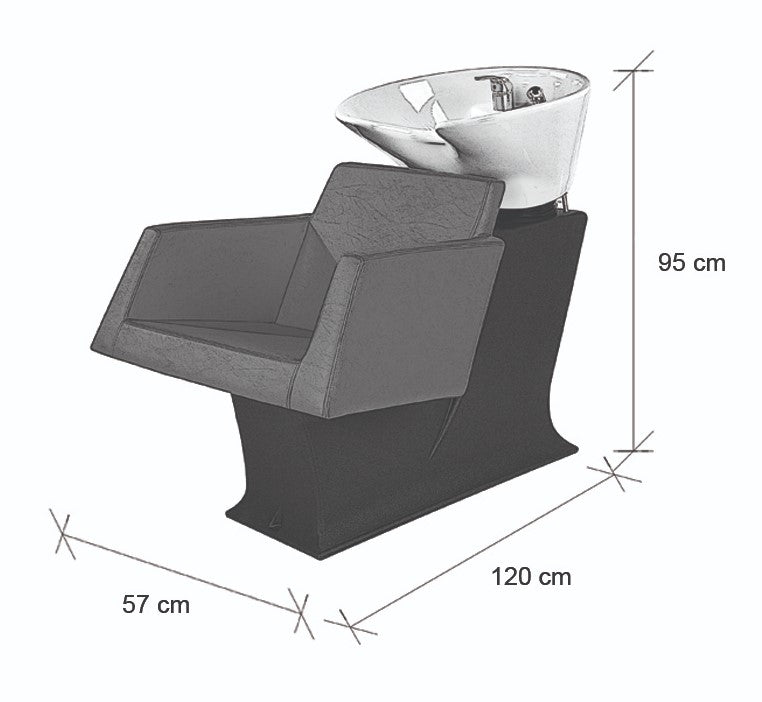 Frizerski umivalnik - Roto dimenzije
