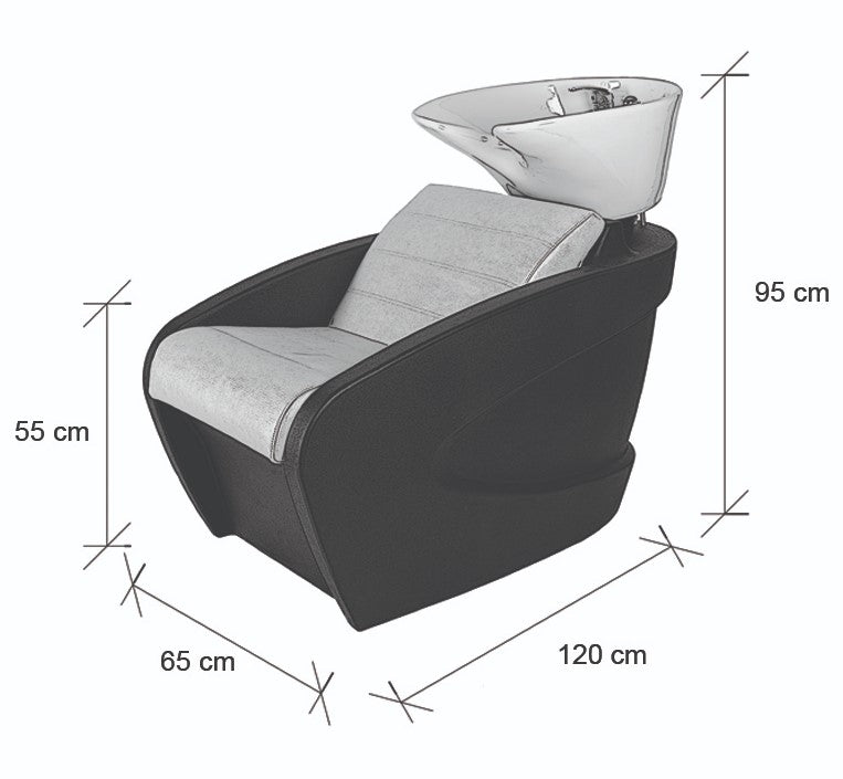 Frizerski umivalnik - Vanity bel dimenzije