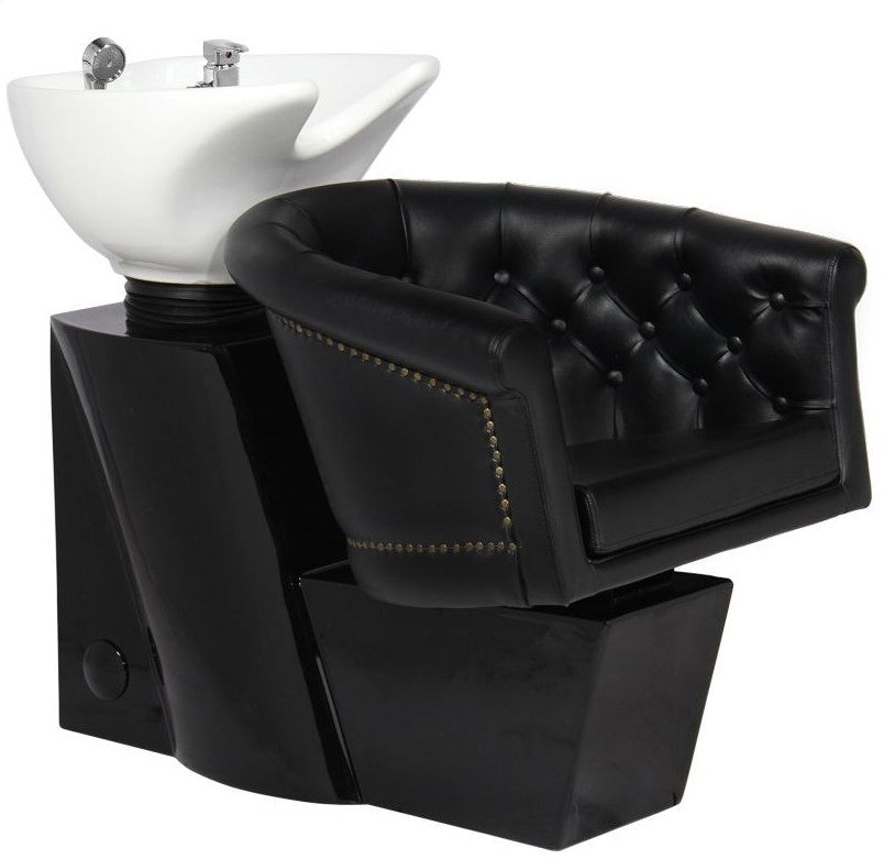 Frizerski umivalnik Londyn - črn