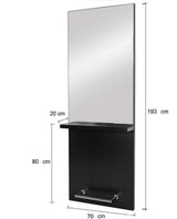 Frizersko ogledalo Amy - dimenzije